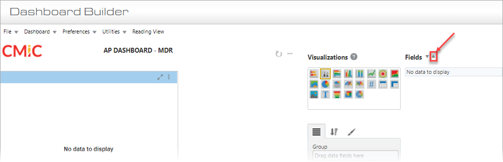 BI Dashboard Builder - Creating Dashboards - Step 4: Add Fields to ...