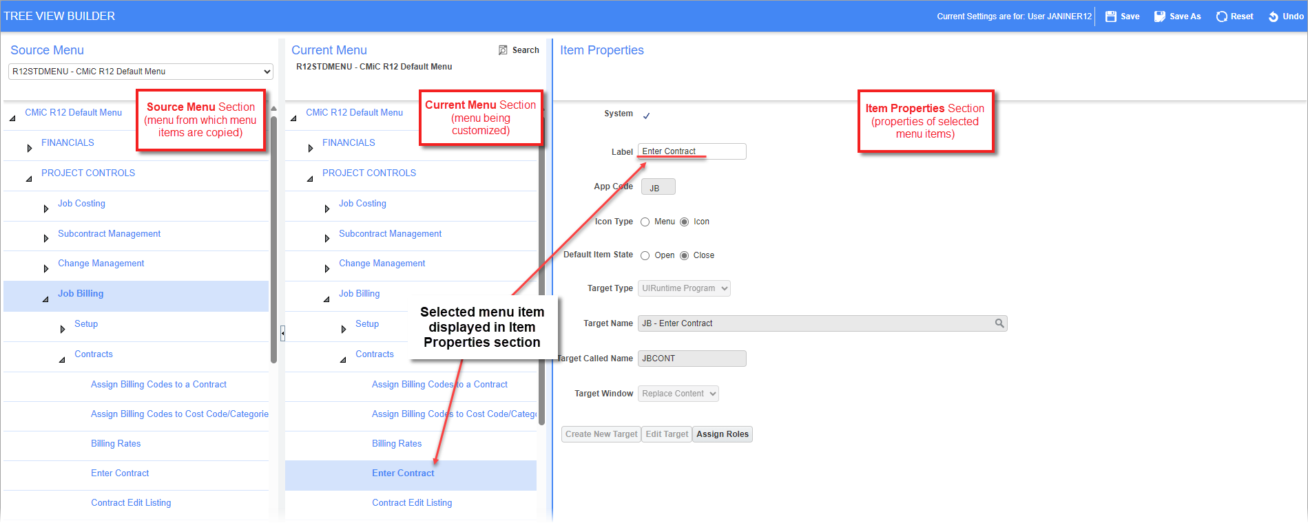 Screenshot of Treeview Builder