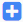 Image of Add icon, white plus sign on blue square