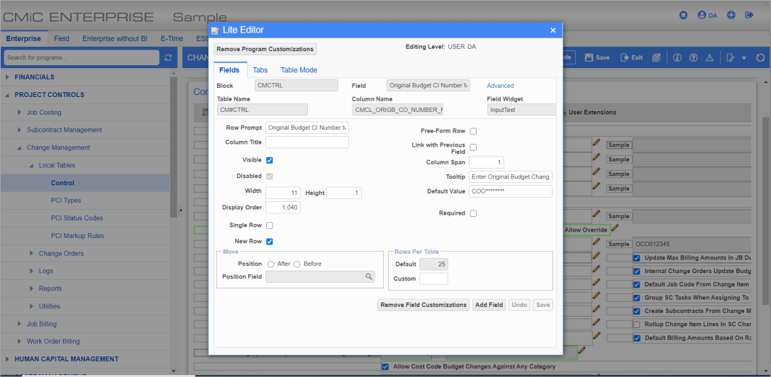 Screenshot of Lite Editor pop-up