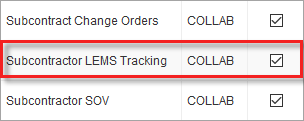 Screenshot of Role Maintenance - Assign Programs
