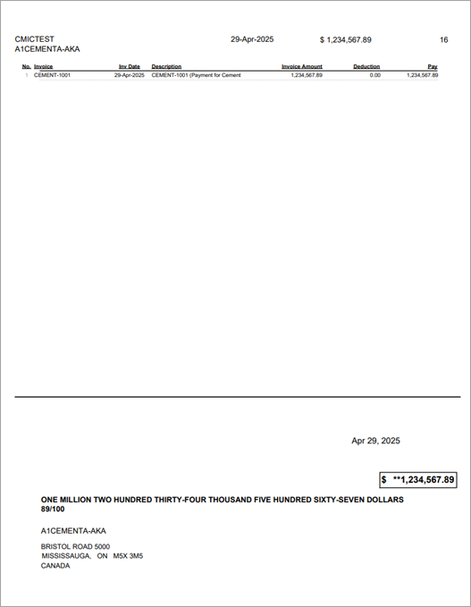 Screenshot of Check Format - Single Stub, Version 4 (APCK_ST_SS).