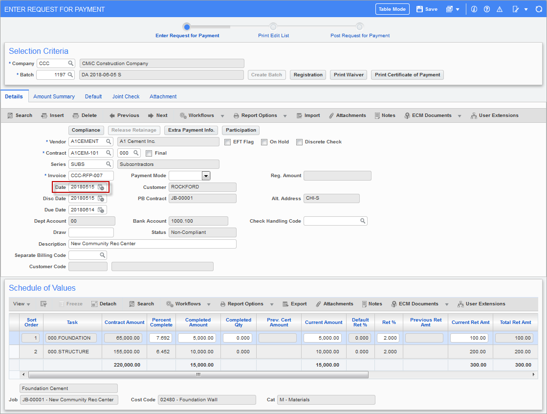 Use Invoice Date as Voucher Post Date