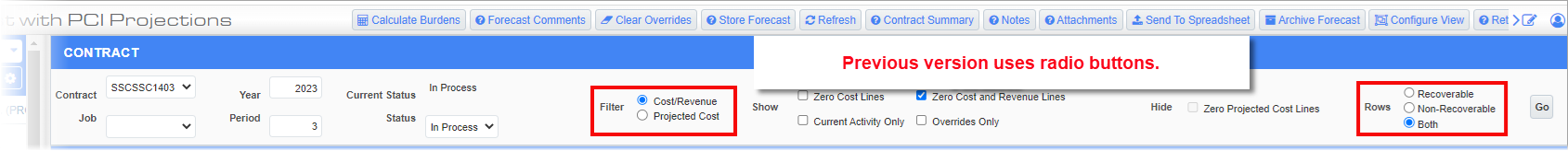 CMiC Field - Contract Forecasting Enhancements