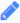 Image of edit icon, blue pencil