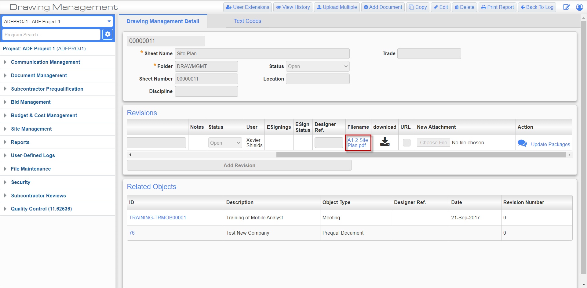 Linking Drawing Annotations to Related Objects