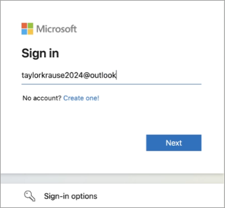 Screenshot of Collaborate Gateway registration and login with Azure.