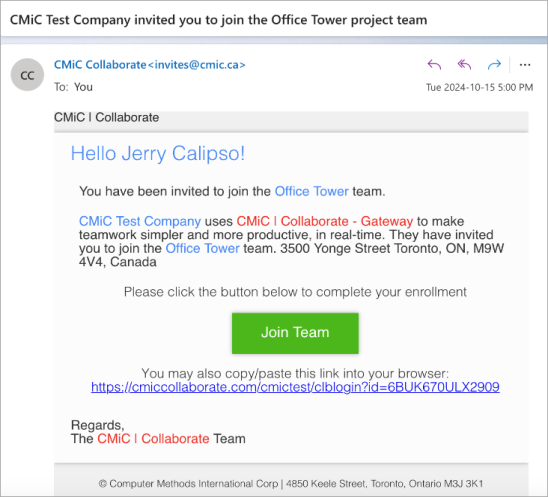 Screenshot of Collaborate Gateway registration and login with Azure.