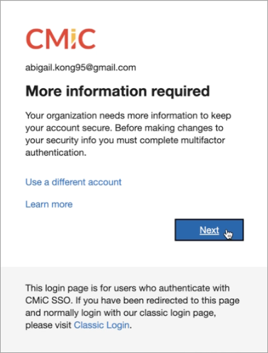 Screenshot of Collaborate Gateway registration and login with Azure.