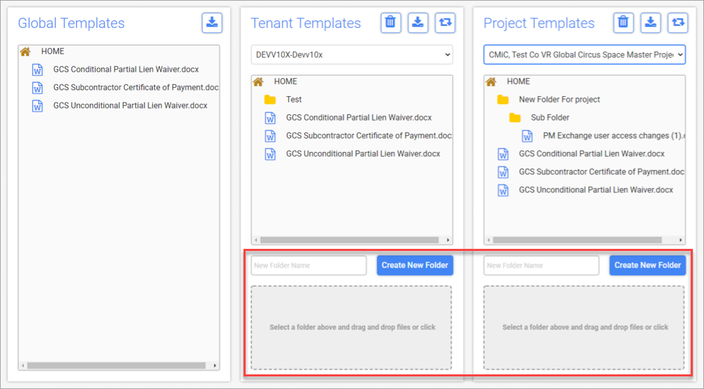 Collaborate - Pay Request - Template Maintenance