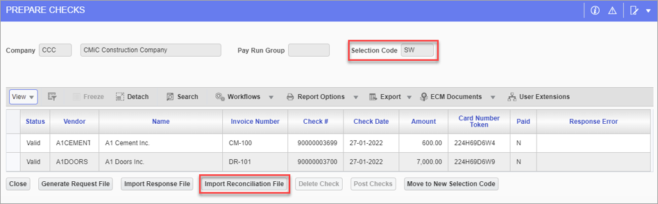 Accounts Payable - Prepare Checks