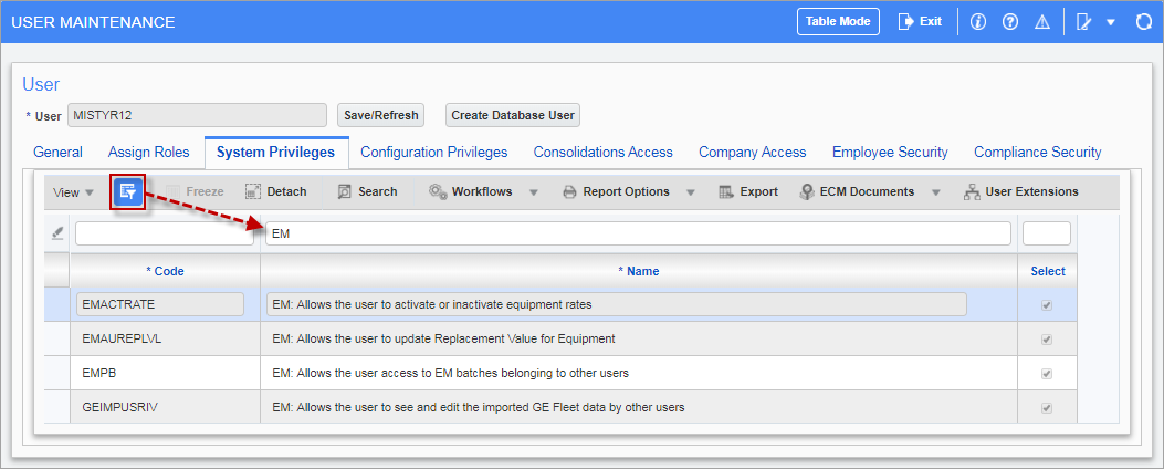 System Data Module - Equipment Costing