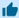 Image of Approve Icon, hand with thumb up.
