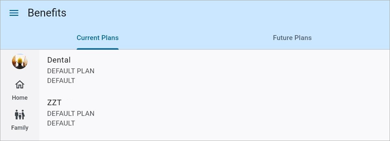 Screenshot of Benefits.