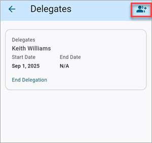 Screenshot of Delegates.