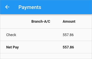 Screenshot of Payments.