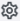 Image of Settings icon, gear.