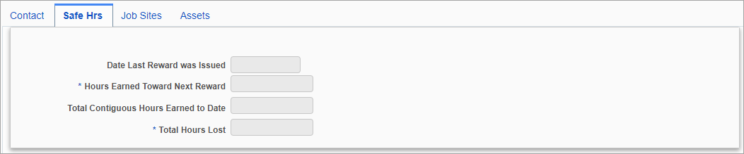 Screenshot of Safe Hours tab