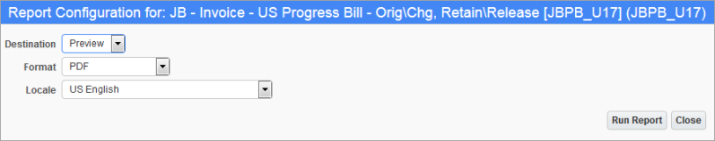 Sample of the Invoice Preview pop-up window