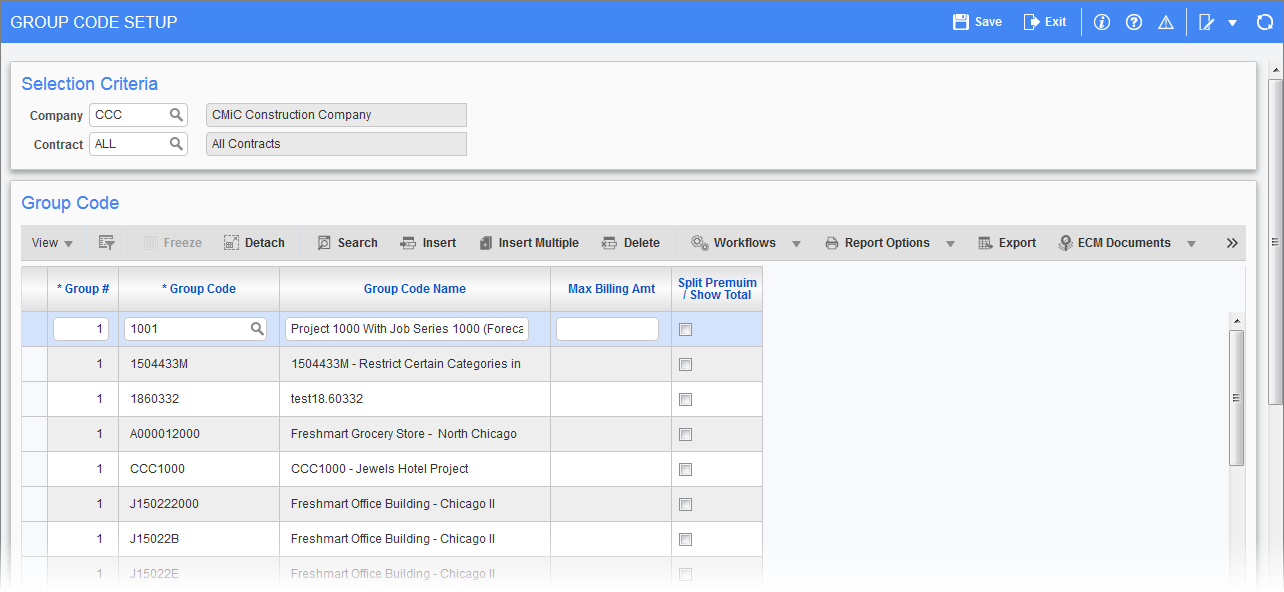 Creating Group Codes