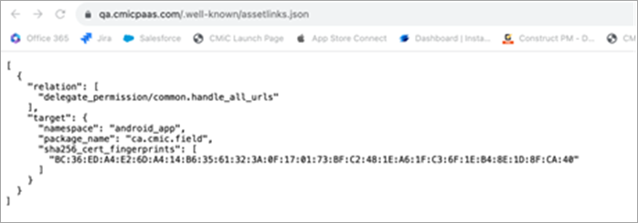 Image of code of OAM exception