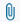 Image of Attachment icon, paperclip 