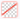 Image of Color Menu Icon, checkered grid with red slash