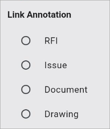 Screenshot of Link Annotation pop-up