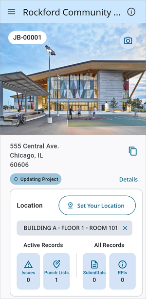 Screenshot of Home.