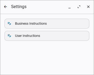 AI Agent Settings screen.