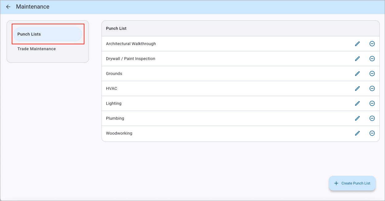 Nexus 01 Highlight - Construct PM - Punch List Maintenance