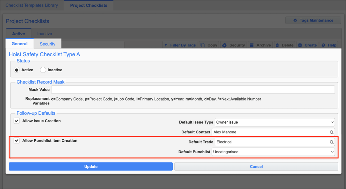 Screenshot of Settings launched at Project level with checkbox highlighted.