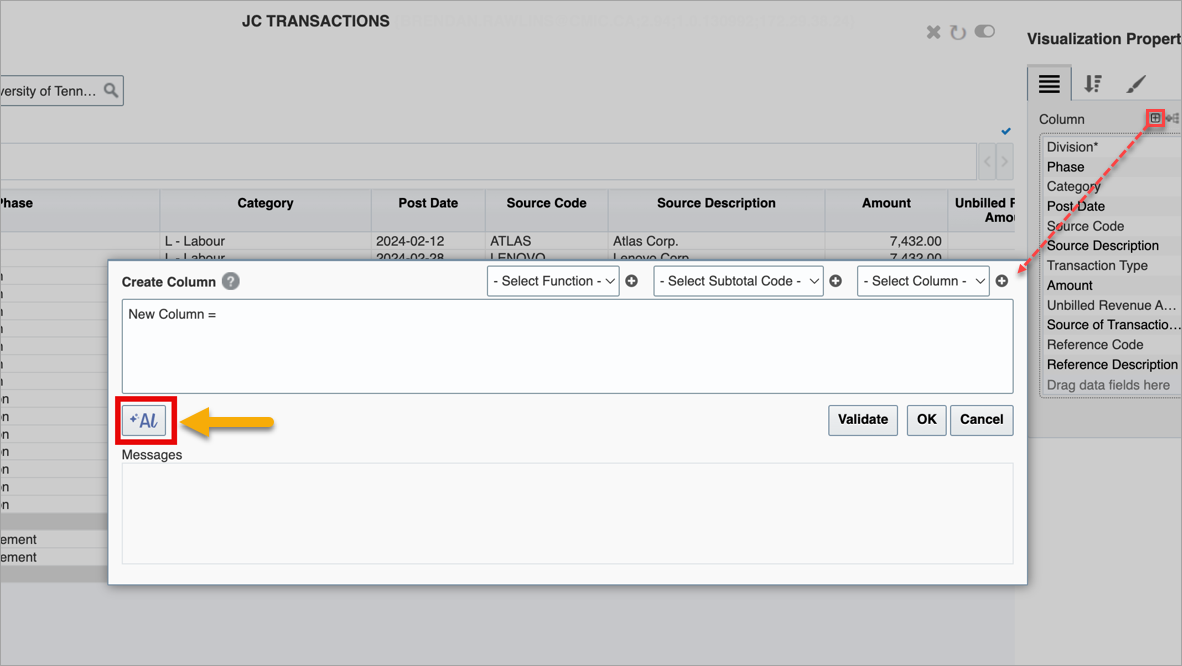 Patch 22 Highlight - BI Dashboard Builder - AI Assistant for Calculated ...