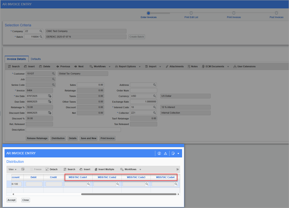 Patch 22 Highlight - Import of Transaction Allocation Codes (TAC)