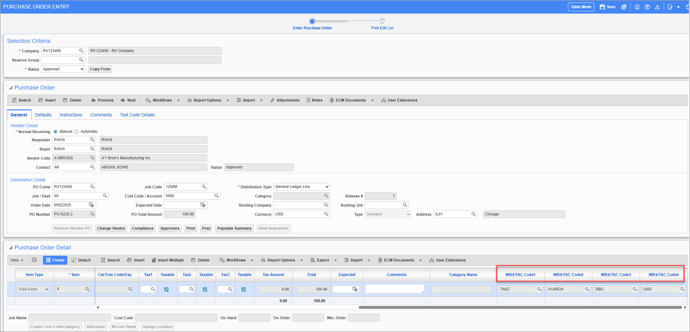 Patch 22 Highlight - Import of Transaction Allocation Codes (TAC)
