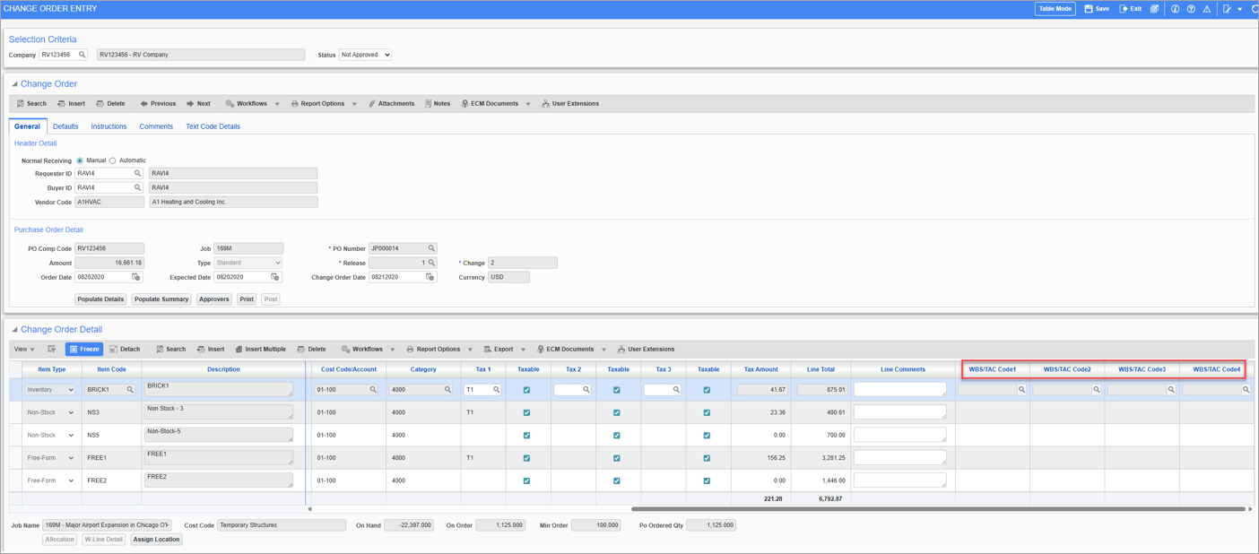 Patch 22 Highlight - Import of Transaction Allocation Codes (TAC)