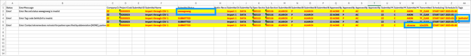 Patch 22 Highlight - Construct PM - Submittals V2 Import