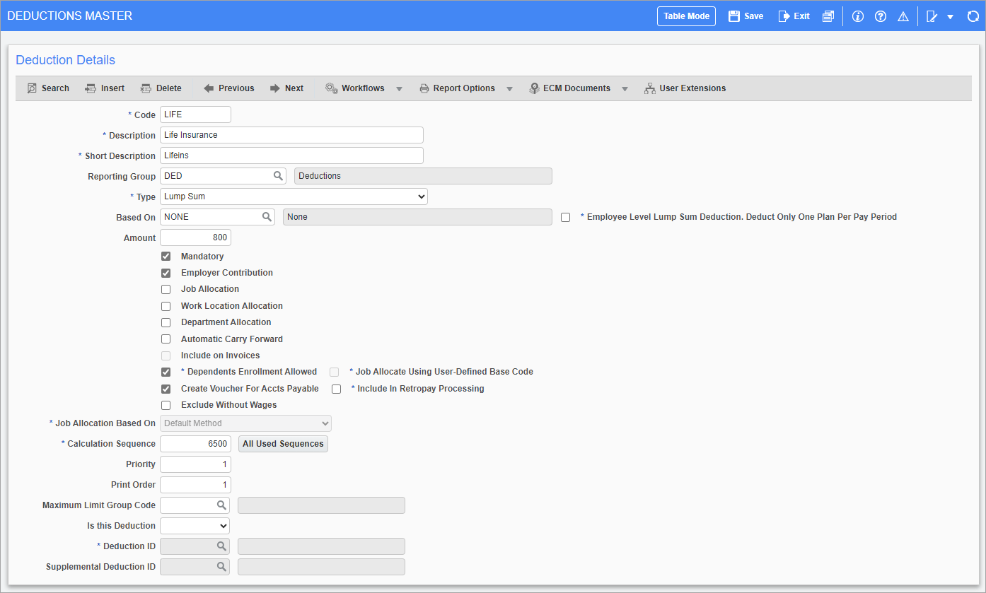 Screenshot of Deductions Master