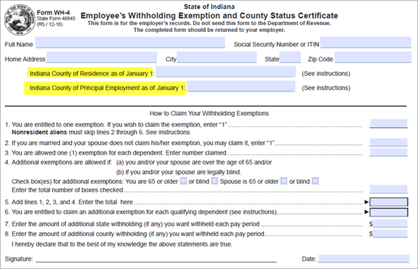 Screenshot of Form WH-4.