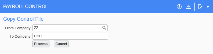 Screenshot of Copy Control File pop-up.