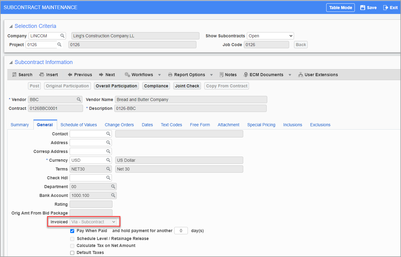 Creation of Stored Materials in RFP Screen