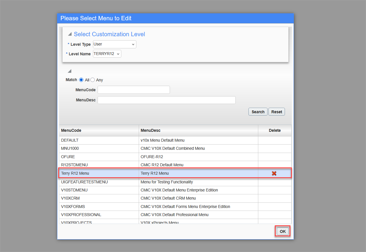 System Data - Adding API Security to the Treeview