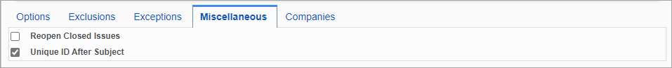 Screenshot of CMiC I/O Options – Miscellaneous tab