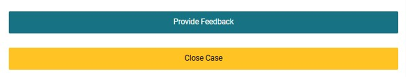 Screenshot of the Provide Feedback button