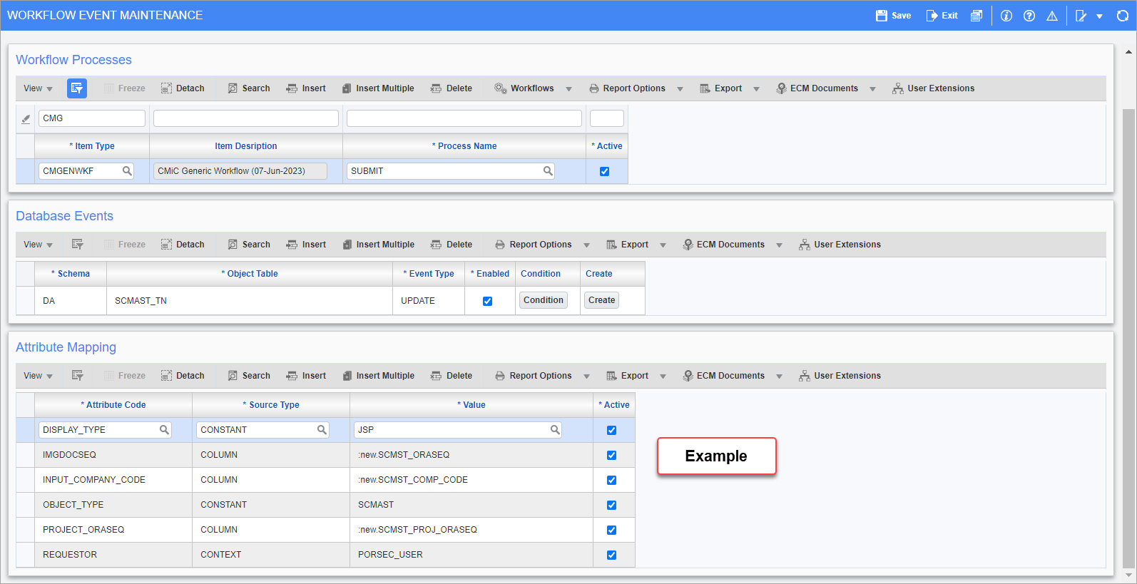 Appendix C – CMiC Generic Workflow