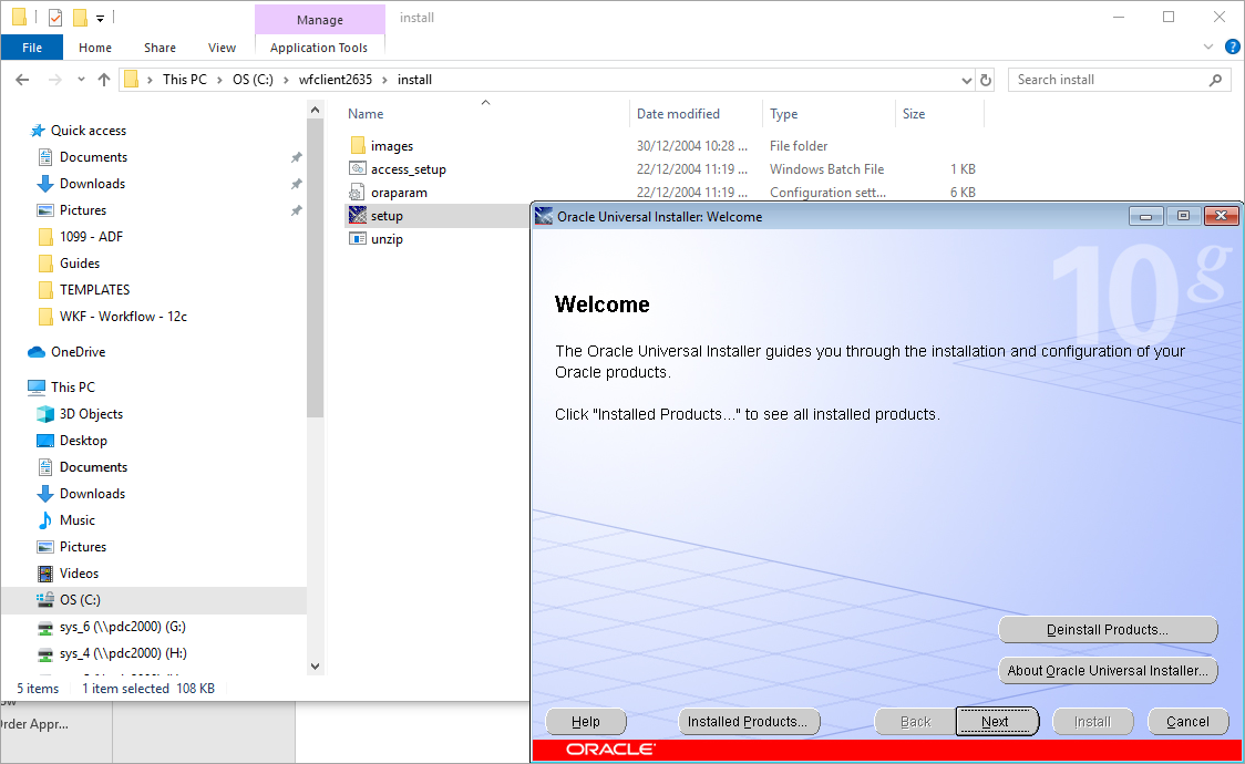 Oracle Workflow Builder Setup