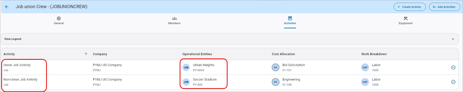 Screenshot of Job Union.